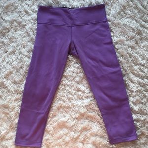 Lululemon reversible purple and black pants